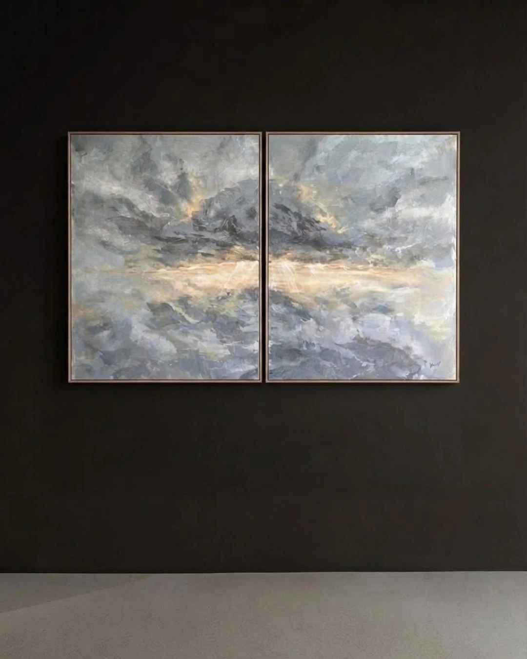 "The Moment Light Emerges" | 2026 | Acrylic on canvas